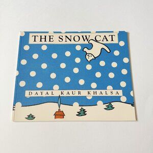 The Snow Cat by Dayal Kaur Khalsa Vintage Children's Book